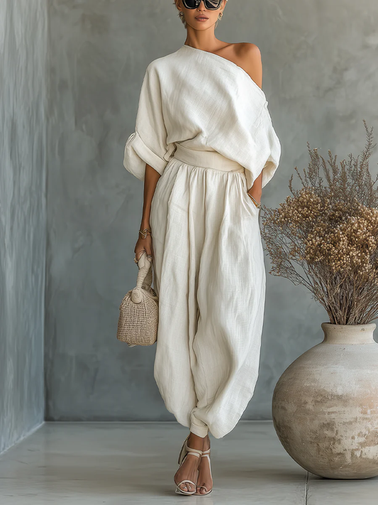 Mila™ | Ensemble deux pièces avec épaules nues