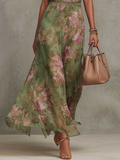 Genesis™ | Robe Maxi Fluide Sans Manches Été