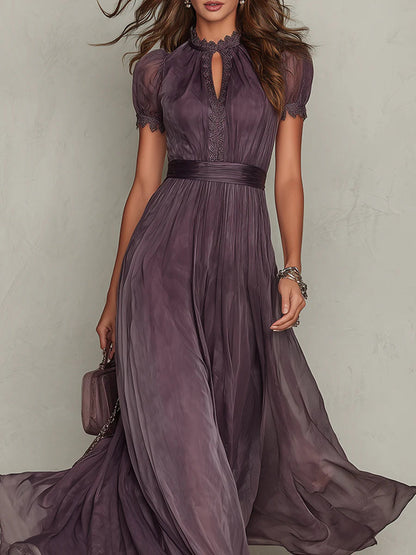 Julie | Robe Maxi en Dentelle Chiffon