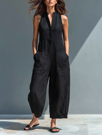 Céline™ | Combinaison élégante sans manches
