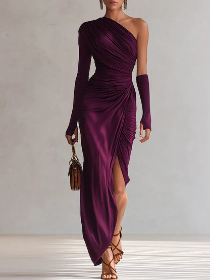 Rhianna™ Robe Maxi Élégante + Manches
