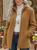 Chanelle | Full-Zip Lambswool-Feel Jacket