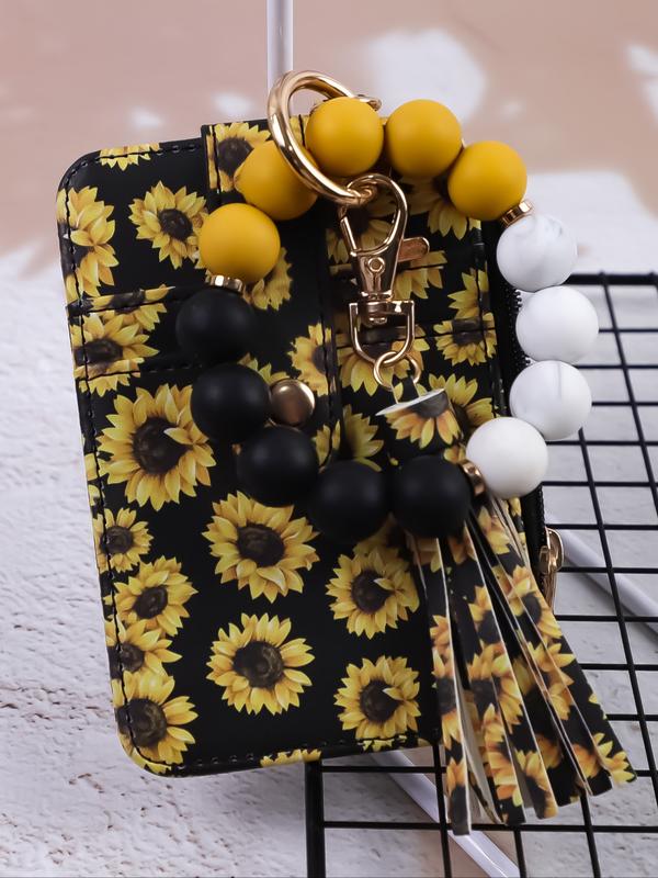 MADELYN™ - Porte-clés tendance et polyvalent avec perles et pompon