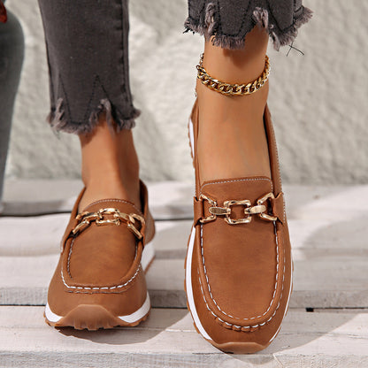 Ella - Mocassins Orthopédiques à Boucle Plate