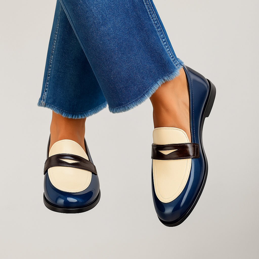 Claudia | Two-Tone Loafers