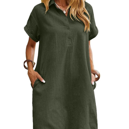 MAREN™ – Robe d'été décontractée à manches courtes