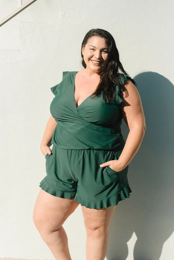 Zanetta | Traje de baño con volantes y soporte para el busto