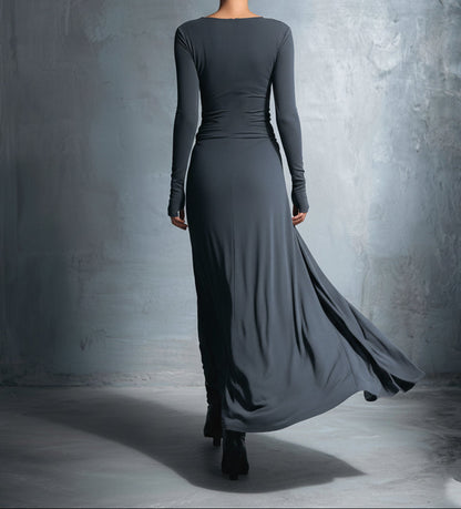 Vittoria · Robe maxi avec nœud latéral
