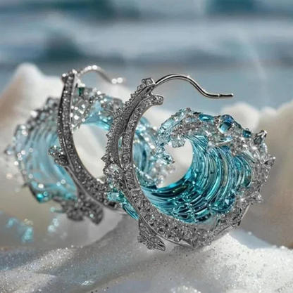 BEATRICE™ - Boucles d'oreilles Le Serment de l'Océan