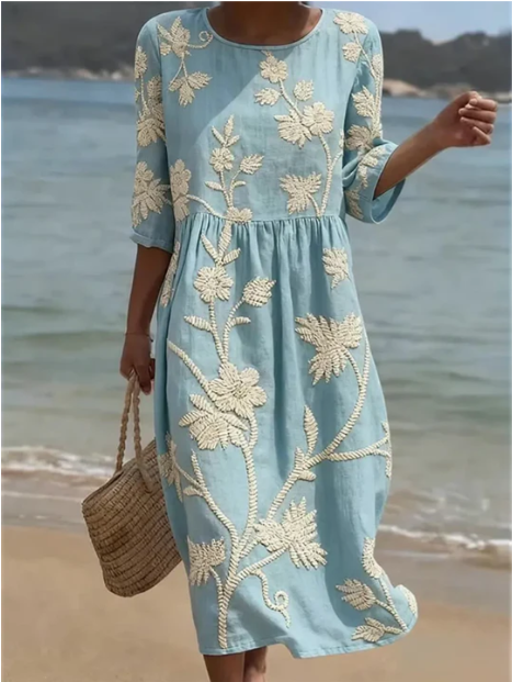 Kelsey | Robe Florale Élégante