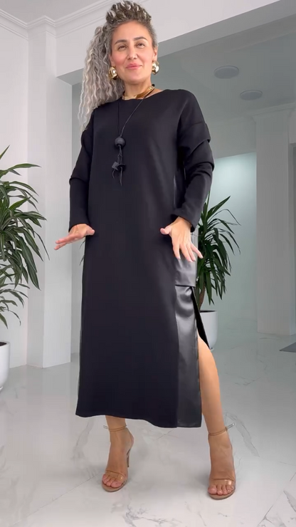 MARILYN™ - Robe midi classique et minimaliste