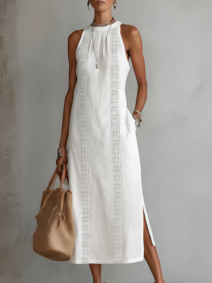 Jimena ™ | Robe Midi Brodée Décontractée
