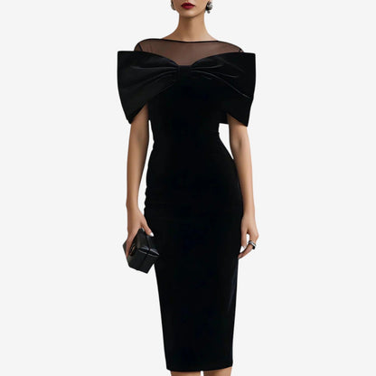 Crizelda™ Robe noire de soirée