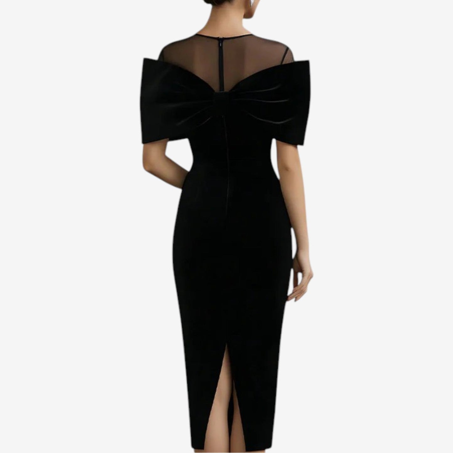 Crizelda™ Robe noire de soirée