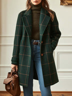 Catherine | Classic Plaid Winter Coat