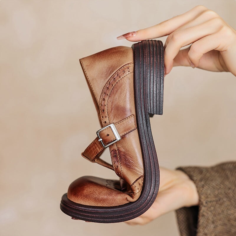 Mattea | Élégantes Babies En Cuir