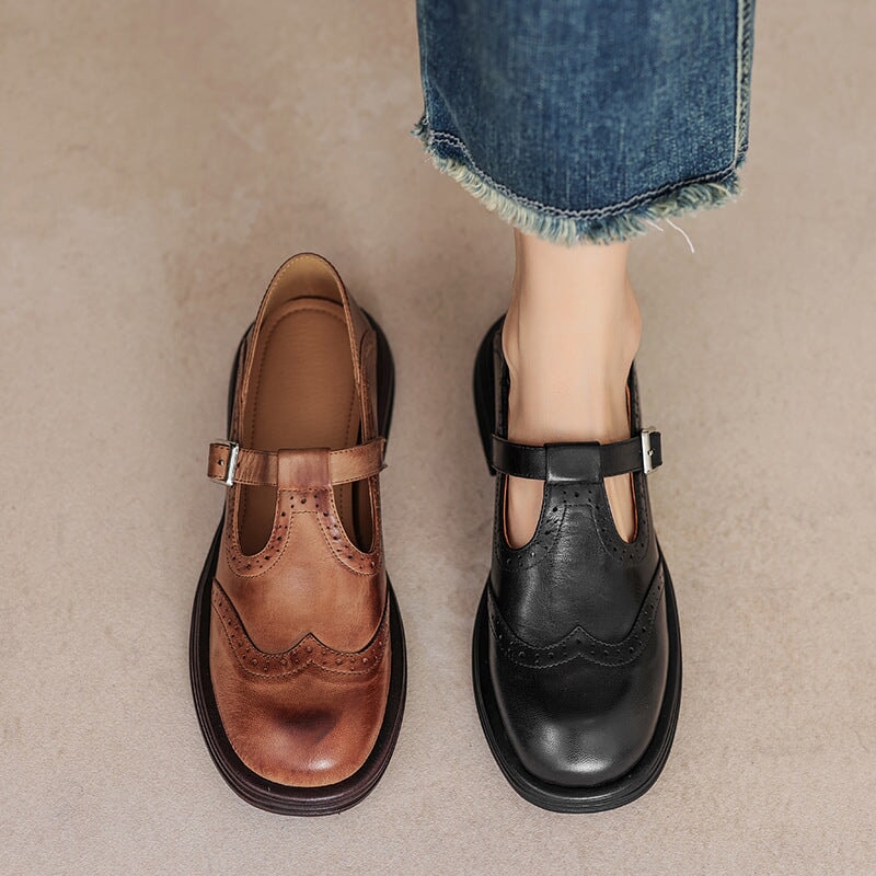 Mattea | Élégantes Babies En Cuir