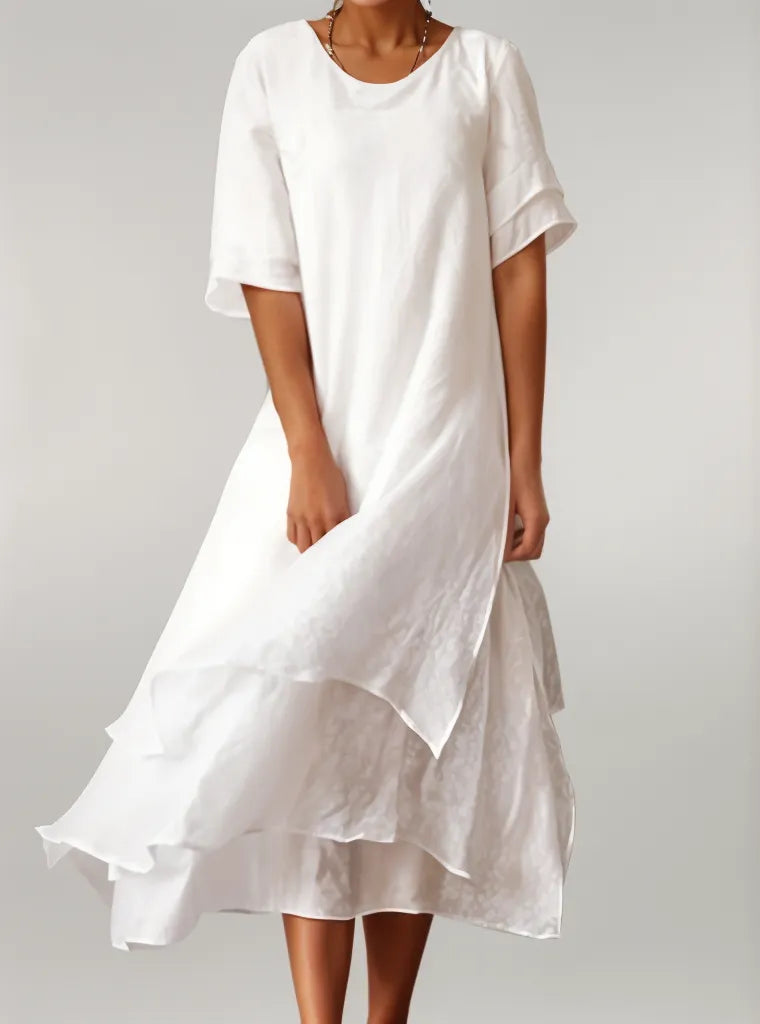 Caelissa™ | Robe Midi Fluide Confortable