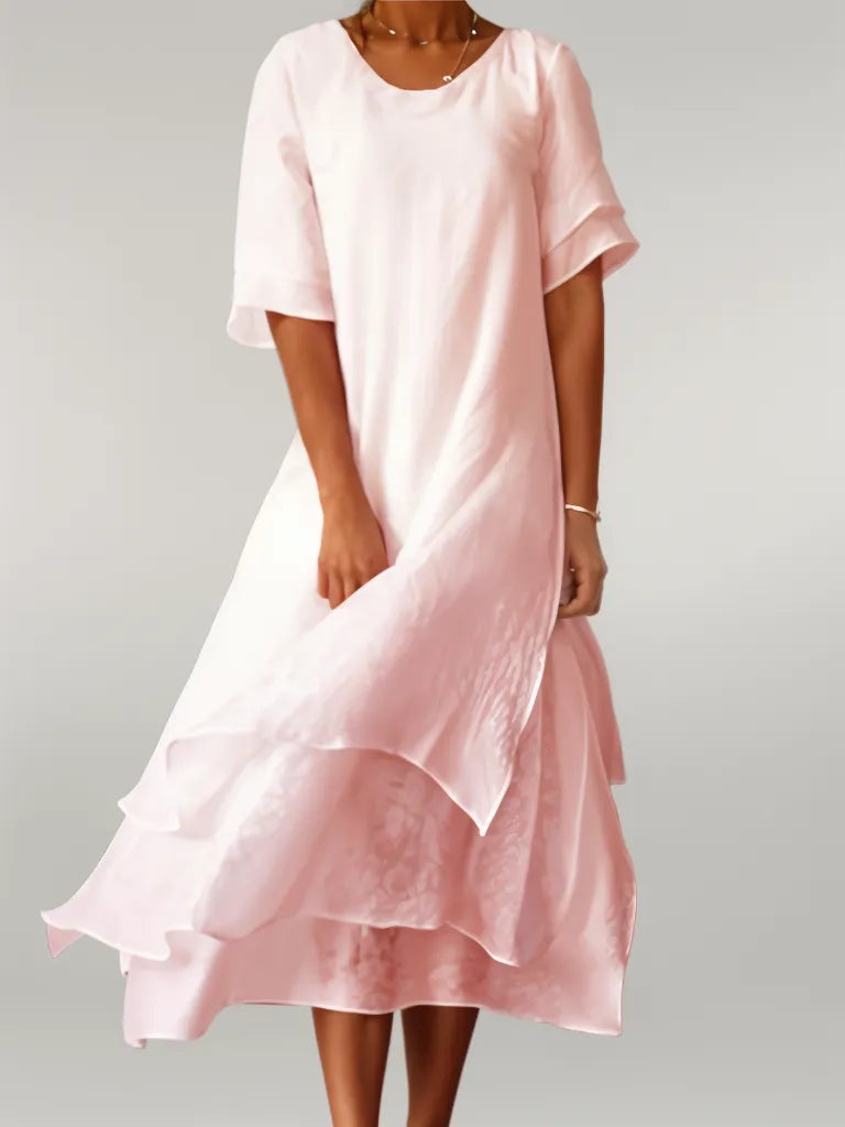 Caelissa™ | Robe Midi Fluide Confortable