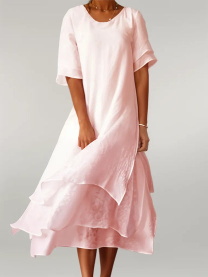 Caelissa™ | Robe Midi Fluide Confortable