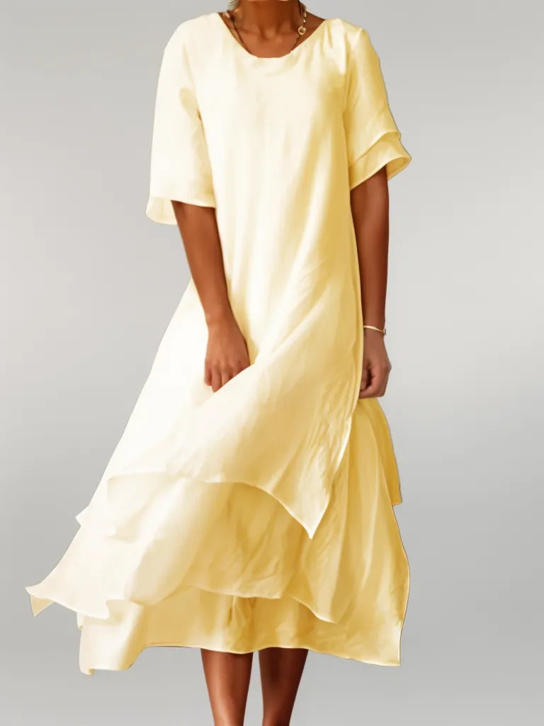 Caelissa™ | Robe Midi Fluide Confortable