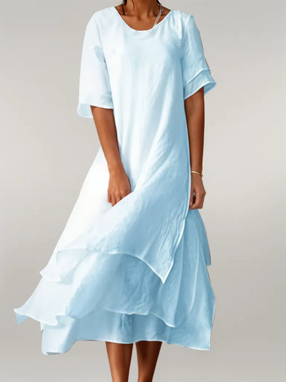 Caelissa™ | Robe Midi Fluide Confortable