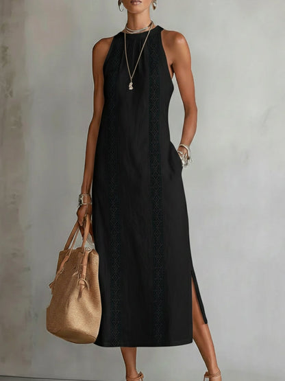 Jimena ™ | Robe Midi Brodée Décontractée