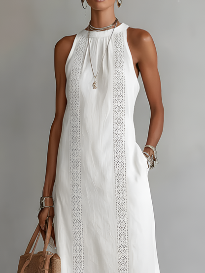 Jimena ™ | Robe Midi Brodée Décontractée