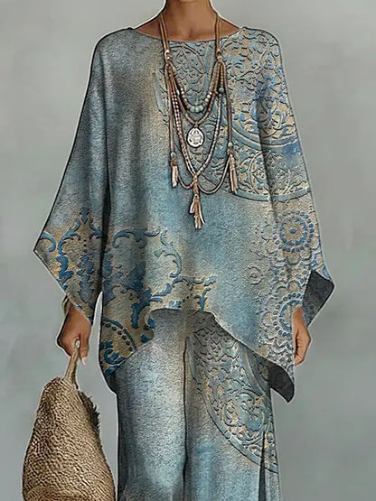 MARTA™ | Ensemble en Coton et Lin Vintage