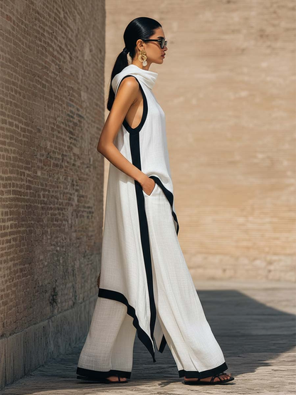 Alma™|Ensemble Élégant en Lin et Coton