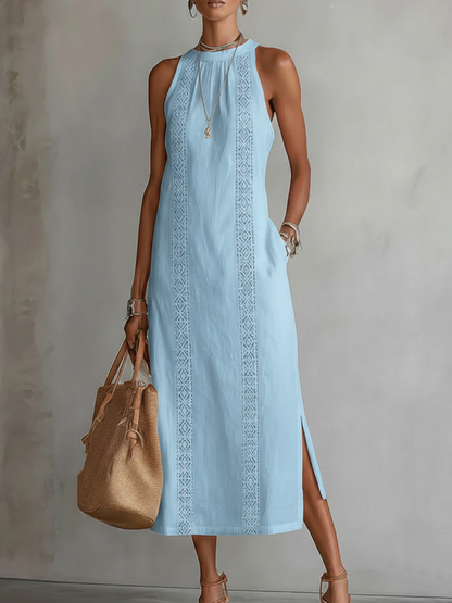 Jimena ™ | Robe Midi Brodée Décontractée