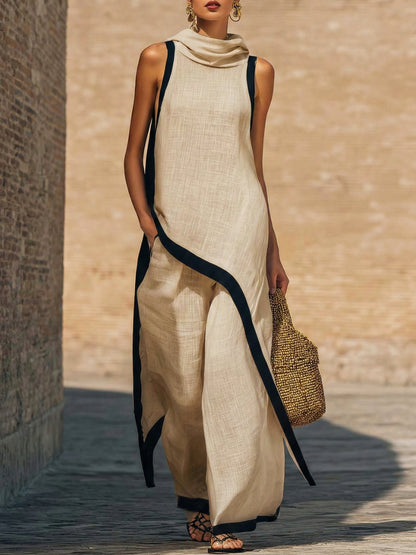 Alma™|Ensemble Élégant en Lin et Coton