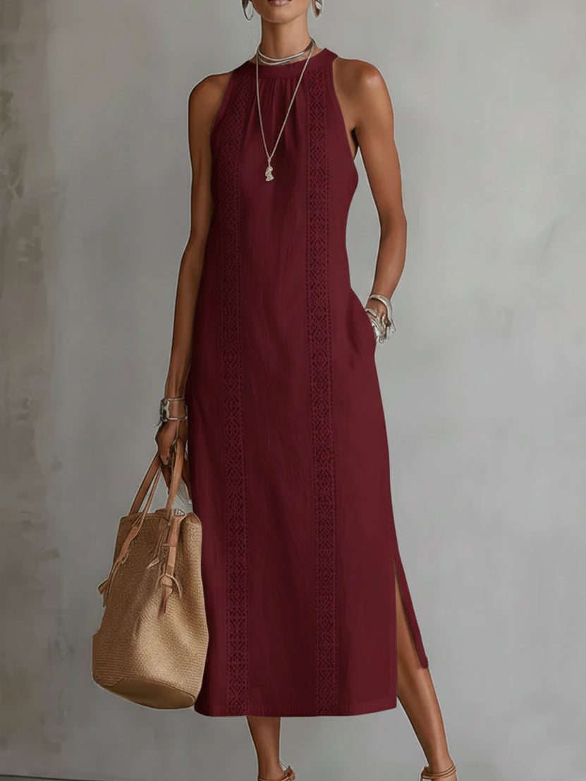 Jimena ™ | Robe Midi Brodée Décontractée