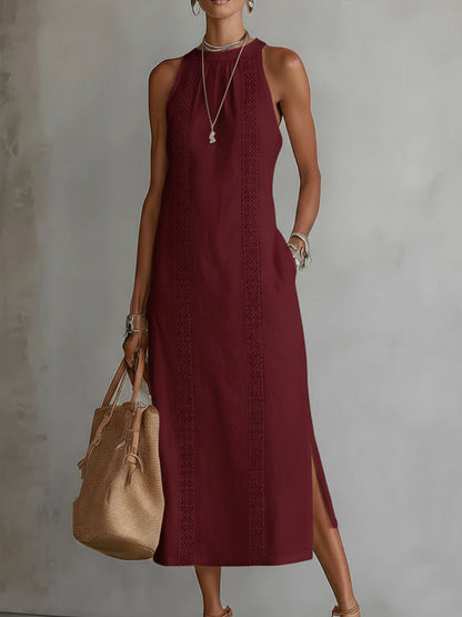 Jimena ™ | Robe Midi Brodée Décontractée