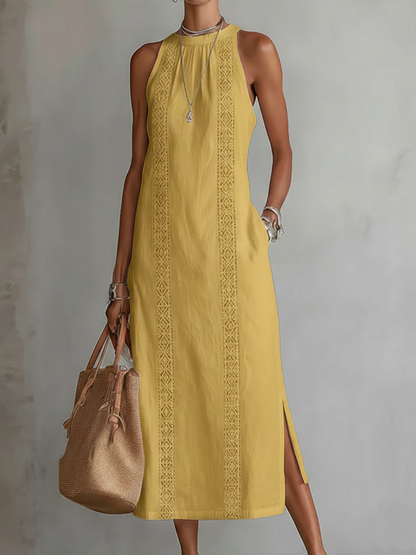 Jimena ™ | Robe Midi Brodée Décontractée