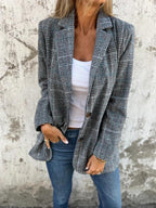 Zanovia™ | Casual checked blazer