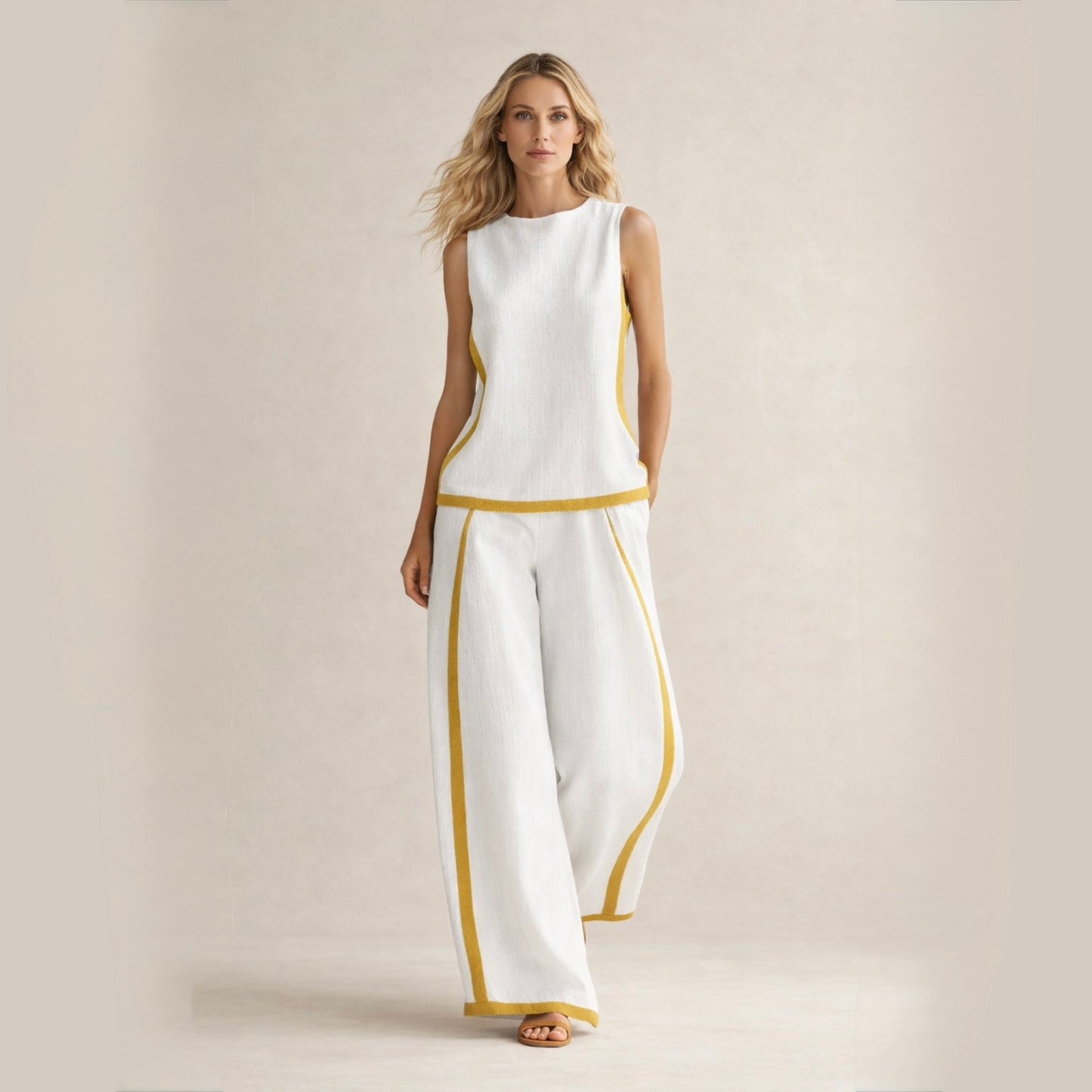 Sophie | Ensemble Élégant Avec Jambes Amples