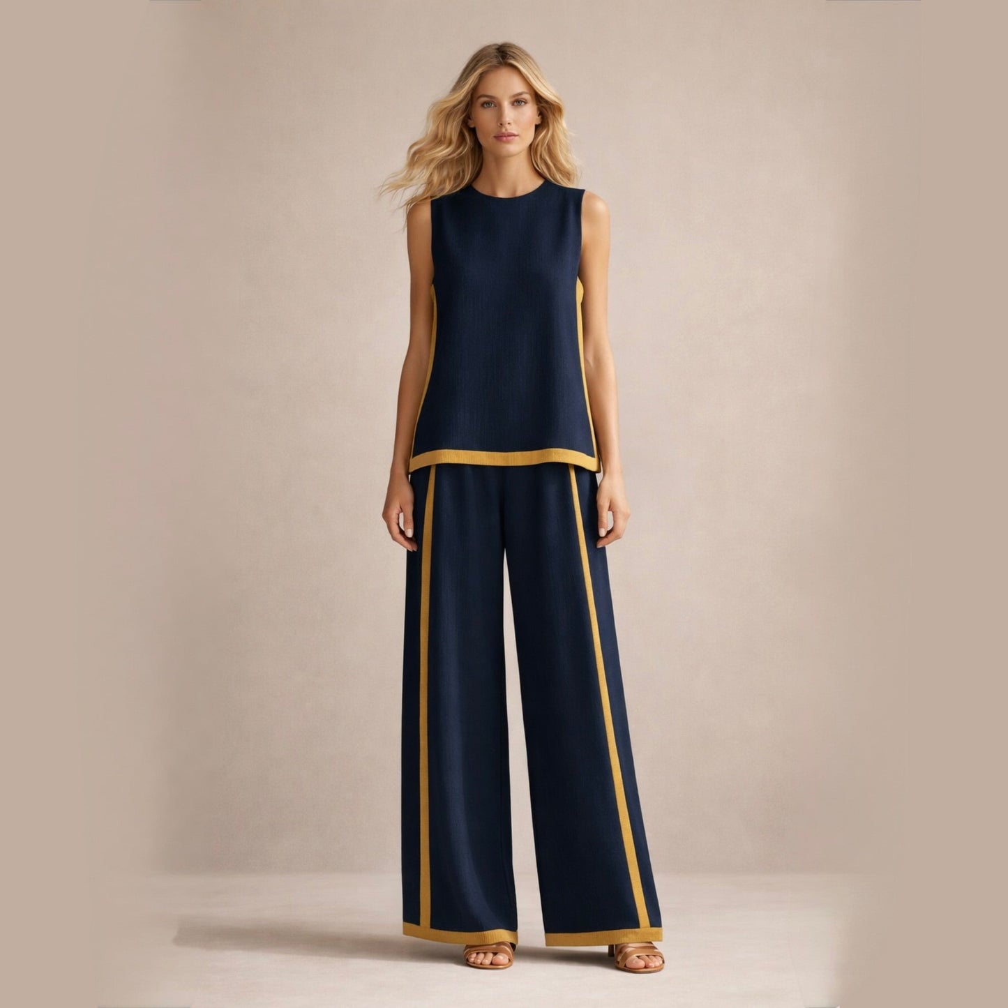 Sophie | Ensemble Élégant Avec Jambes Amples
